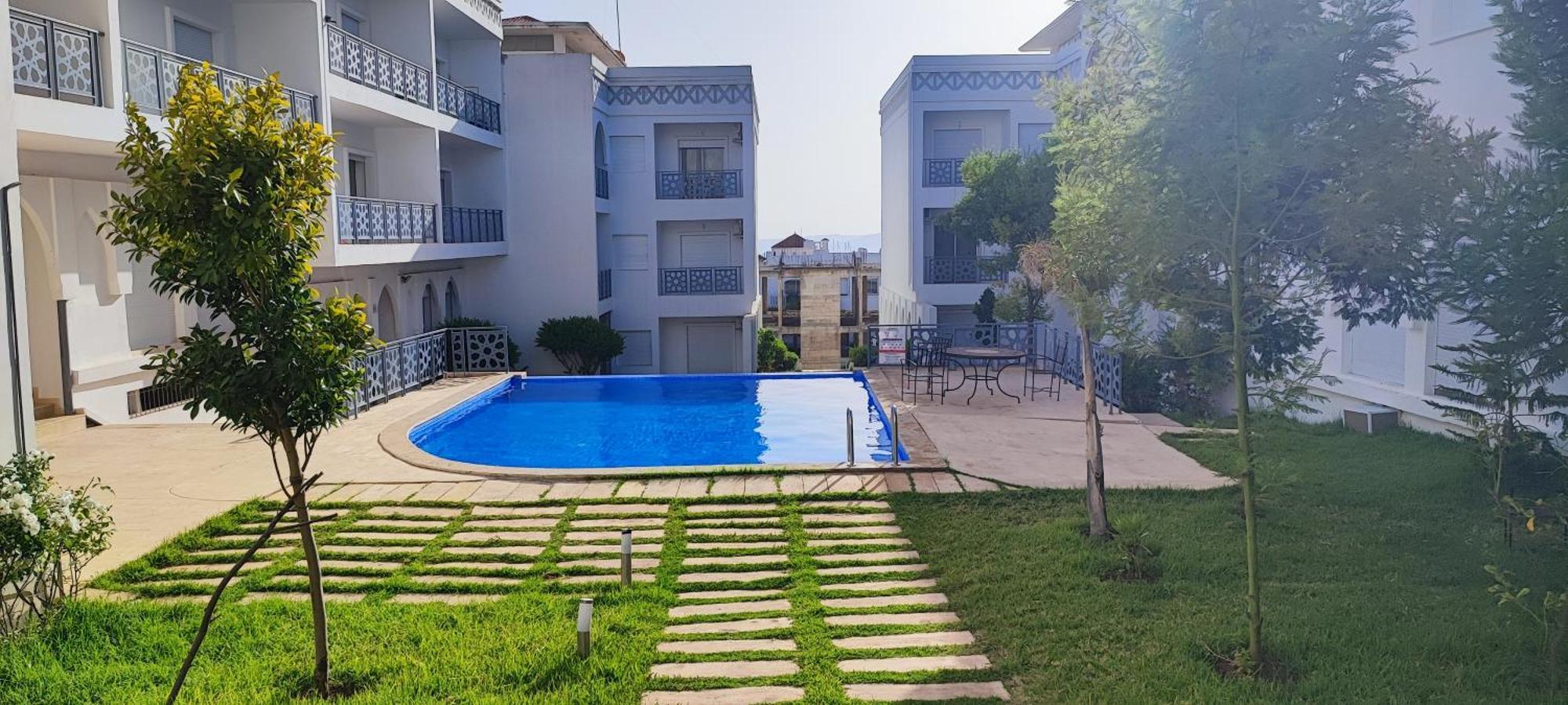 Magnifique Appartement De Standing A Tanger Avec Vue Sur Mer Et Acces Piscine 外观 照片